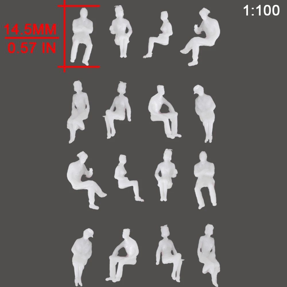 Micro People Model Sitting Figure Set 100 Pieces 7 Micro People Model Sitting Figure Set 100 Pieces - Image 7