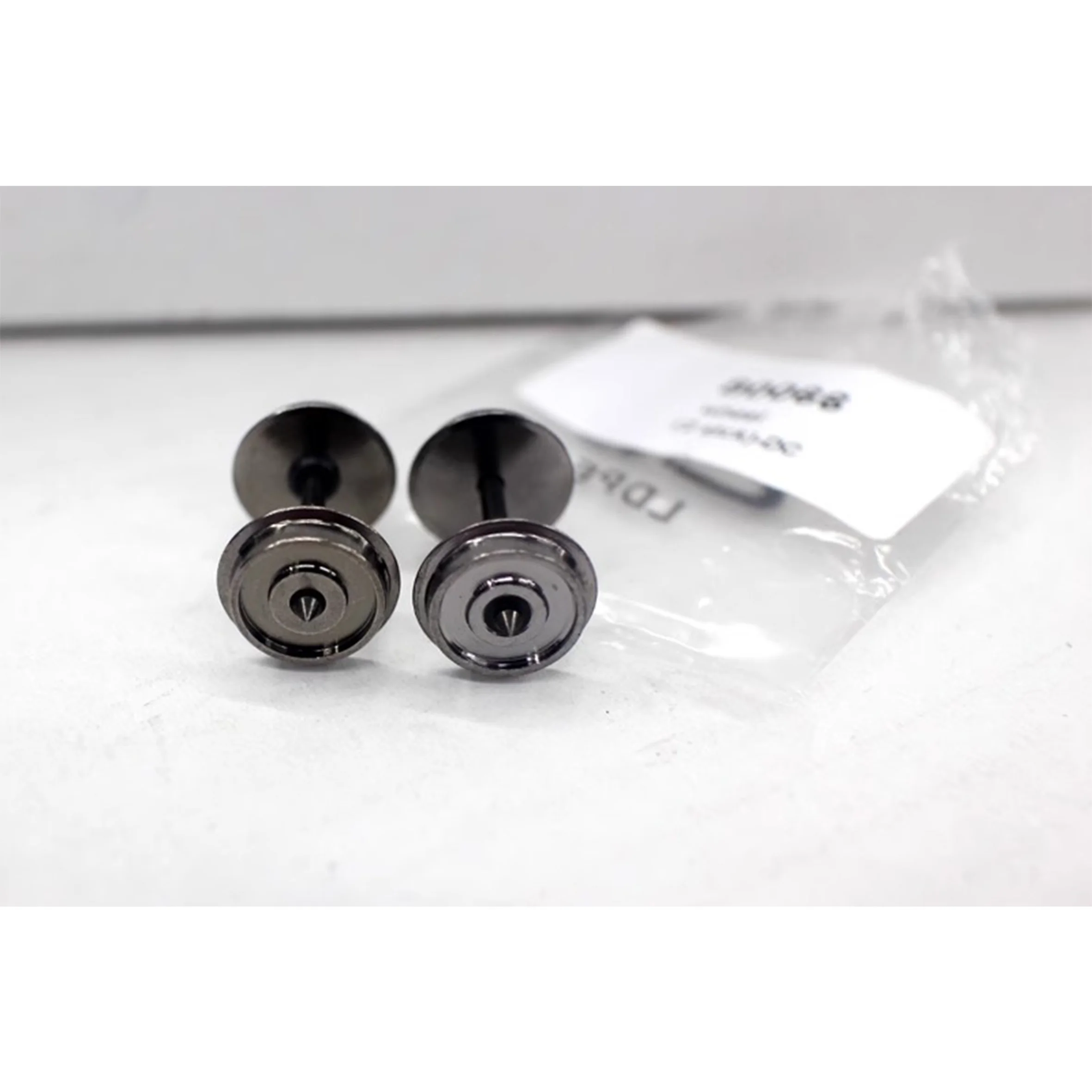 HO Scale Model Train Wheels Set of Two 4 HO Scale Model Train Wheels Set of Two - Image 4