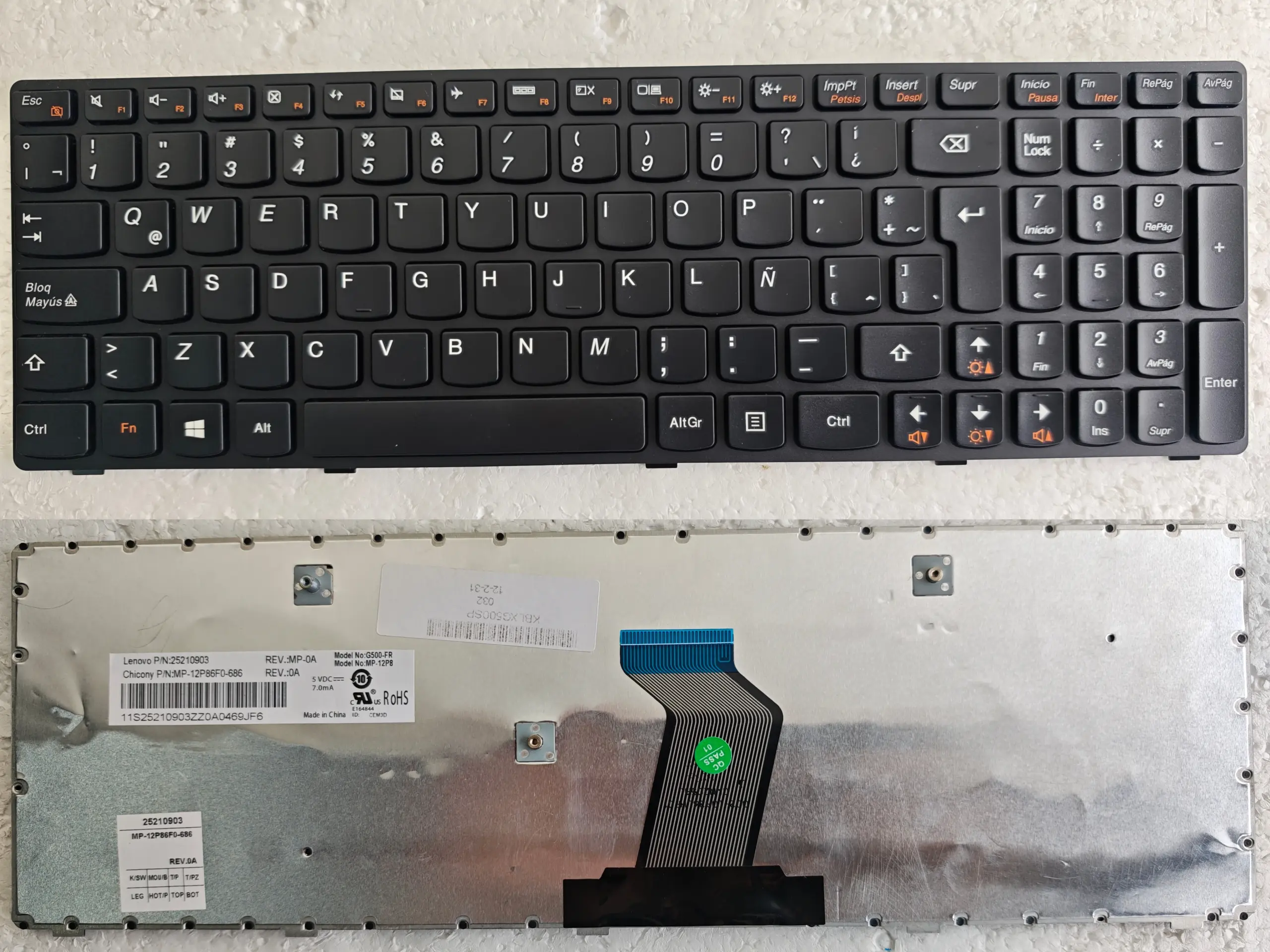 Lenovo G500 Laptop Keyboard Replacement 5 Lenovo G500 Laptop Keyboard Replacement - Image 5
