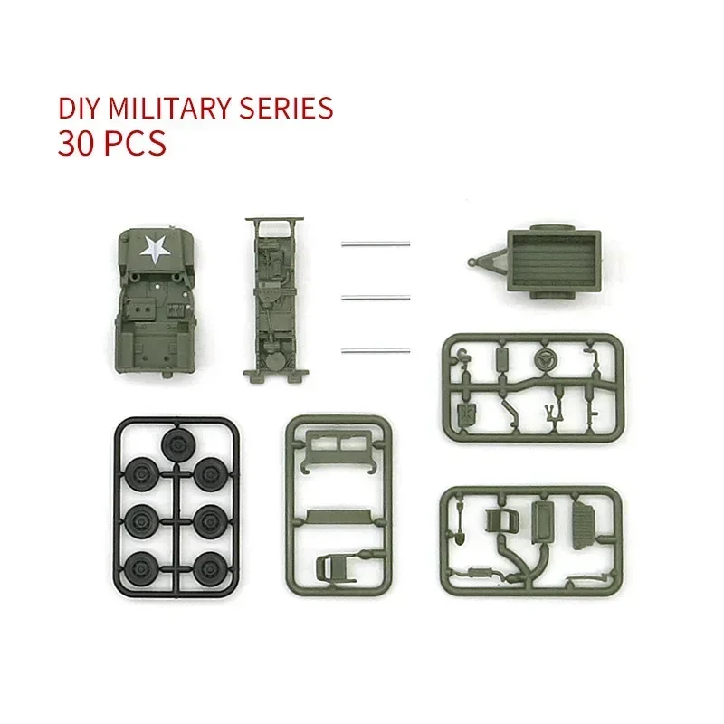 1/72 WWII USA Willys Jeep Assembly Model 4 1/72 WWII USA Willys Jeep Assembly Model - Image 4