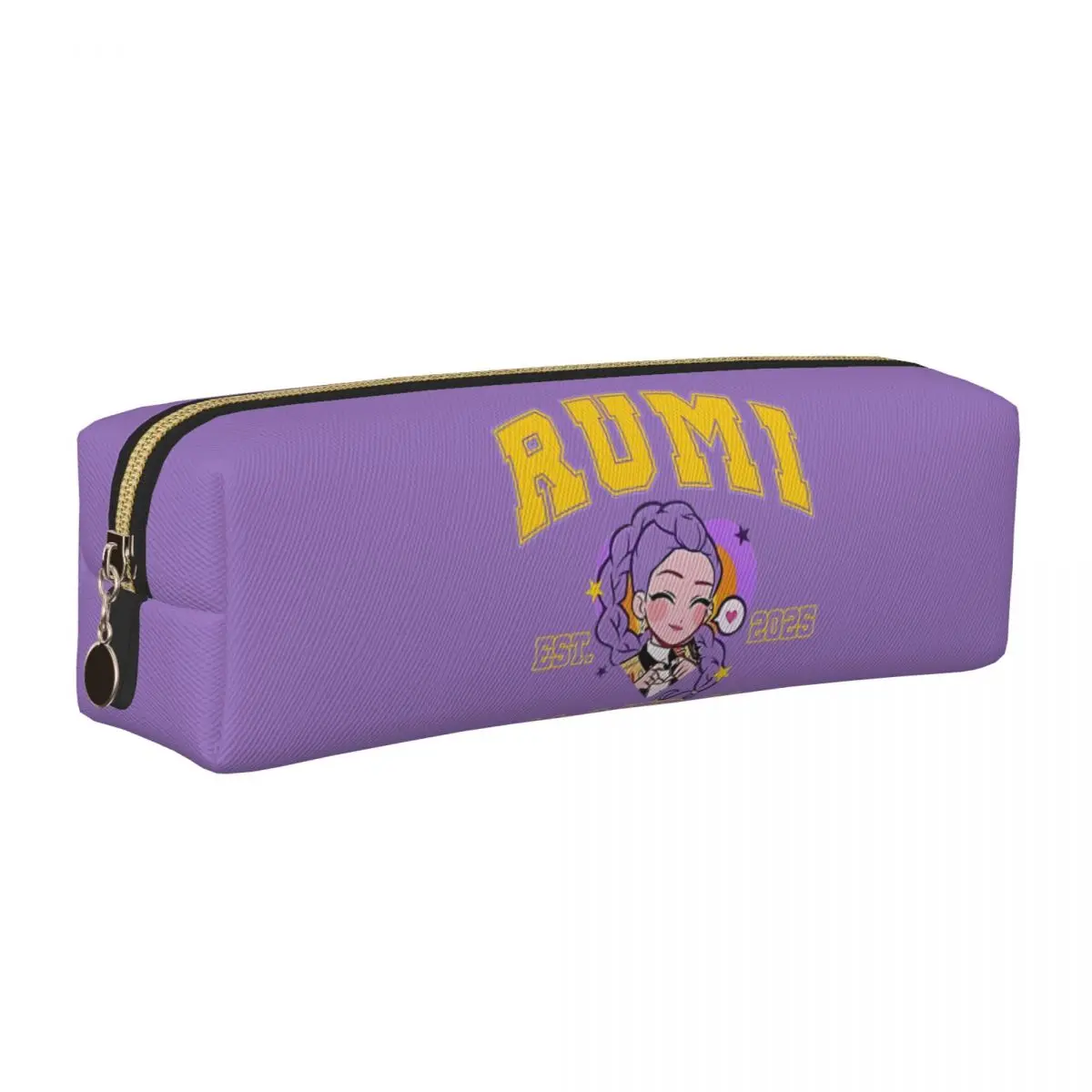Huntrix Girl Leather Pencil Case for Students 12 Huntrix Girl Leather Pencil Case for Students - Image 12