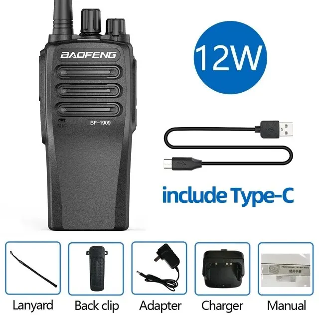 BaoFeng BF 1909 Walkie Talkie 25W Long Range 8 BaoFeng BF 1909 Walkie Talkie 25W Long Range - Image 8