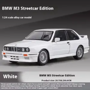 1988 BMW M3 E30 1:24 Scale Diecast Model 25 S4610de02890848669dc37b2f82862e46N