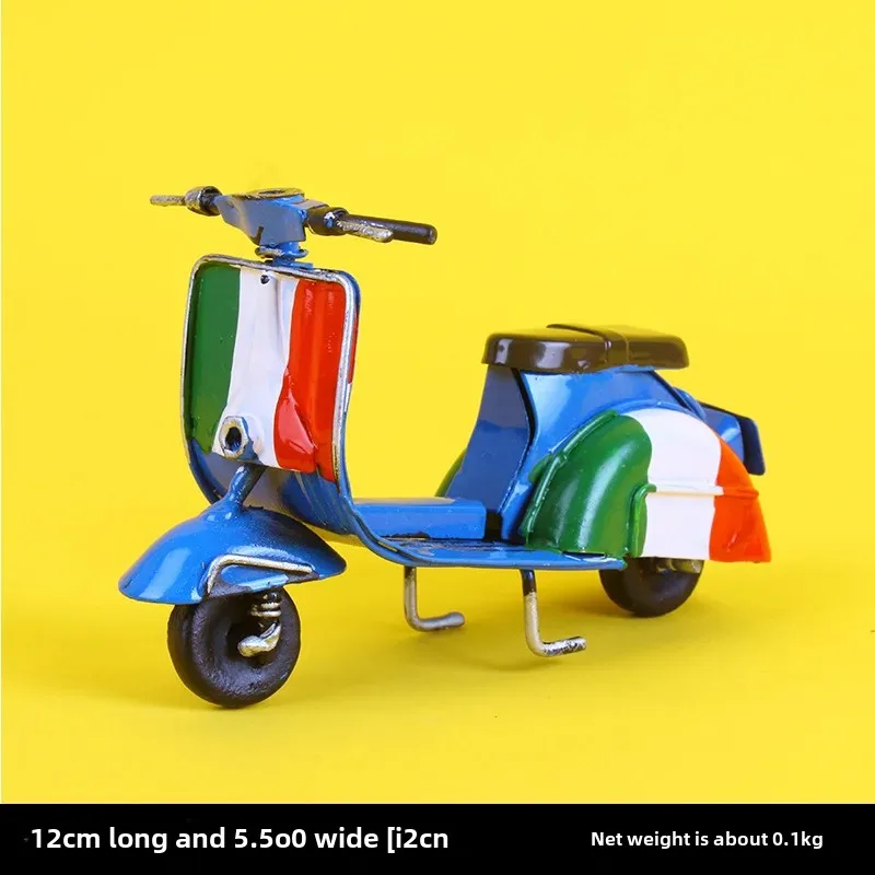 Vespa Motorcycle 1:18 Scale Model in Yellow 10 Vespa Motorcycle 1:18 Scale Model in Yellow - Image 10