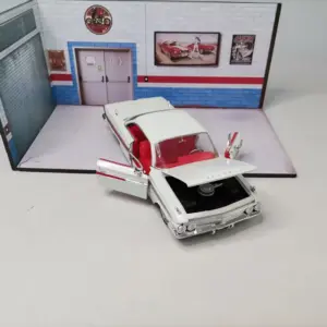 1961 Impala 1/24 Scale Diecast Model 10 S46bcd42d7fb548a4b579033d556506dbr