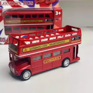 1:64 Scale London Bus Alloy Model Red 10 S46ccfbfd38f748aebe9e95f0633492e2H