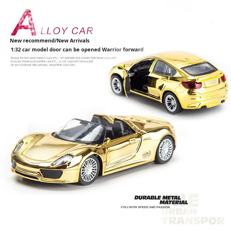 1:32 Scale Electroplated Diecast Car Collection 3 1:32 Scale Electroplated Diecast Car Collection - Image 3