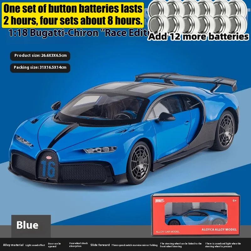 Bugatti Chiron 1:18 Scale Diecast Model 14 Bugatti Chiron 1:18 Scale Diecast Model - Image 14