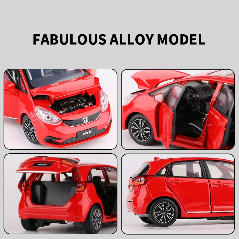 Honda Fit GK5 1/32 Scale Diecast Model Car 2 Honda Fit GK5 1/32 Scale Diecast Model Car - Image 2