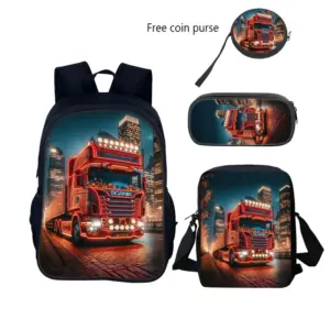 SCANIA Anime School Backpack Set for Kids 43 S48091ea5aaa84796a8d2ca9f5cd8ccb4N