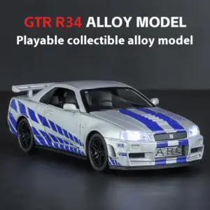 GTR R34 Skyline 1:32 Scale Diecast Model 13 S4827bce02b5640d6ac78772be5f8342eC