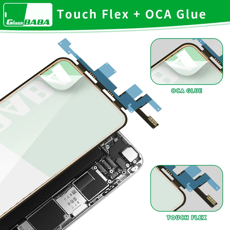 Set of 5 Glass Touch Screen Digitizers for iPhone 5 Set of 5 Glass Touch Screen Digitizers for iPhone - Image 5
