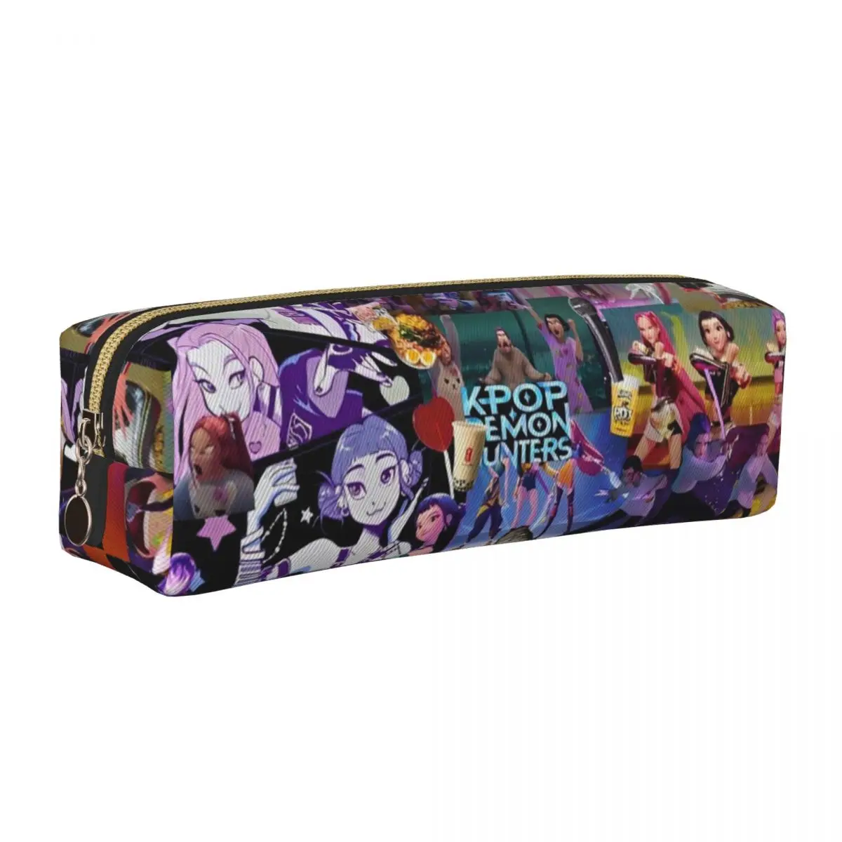 Huntrix Girl Leather Pencil Case for Students 15 Huntrix Girl Leather Pencil Case for Students - Image 15