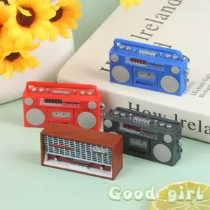 Miniature Vintage Tape Recorder for Dollhouse 14 S48c3b6d102884b0bb6c2e21010b86011A