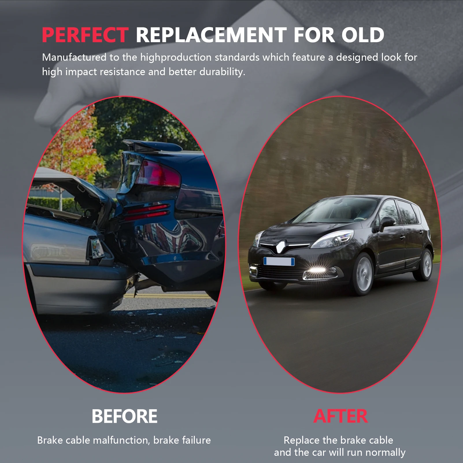 Electric Handbrake Cable Adapter for Grand Scenic III 4 Electric Handbrake Cable Adapter for Grand Scenic III - Image 4