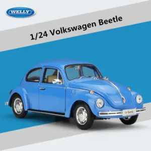 WELLY 1:24 Volkswagen Beetle Diecast Model Car 14 S491d7b4df6654071a20d6ddcff0b9c16E