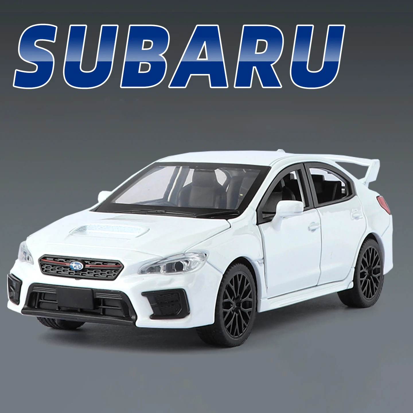 1:30 Scale Subaru STI WRX Diecast Model 3 1:30 Scale Subaru STI WRX Diecast Model - Image 3