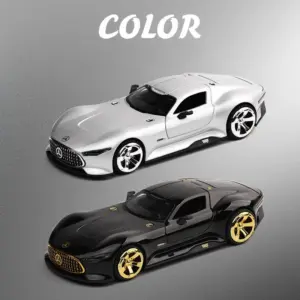 Benz GT Diecast Model 1:32 Scale Silver 10 S49c6a38221314cd59df728025a9bdc79P