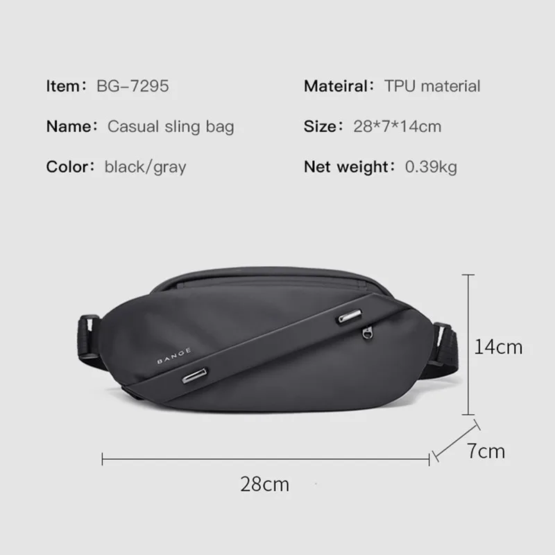 Waterproof Multifunction Crossbody Bag 28x14x7 cm 2 Waterproof Multifunction Crossbody Bag 28x14x7 cm - Image 2