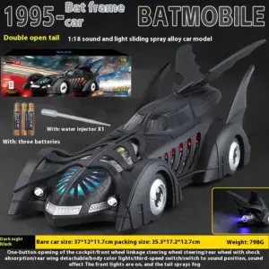 1/18 Scale Diecast 1995 Batmobile Model 17 S4a91621c44dc4377912c77634875dd8ax