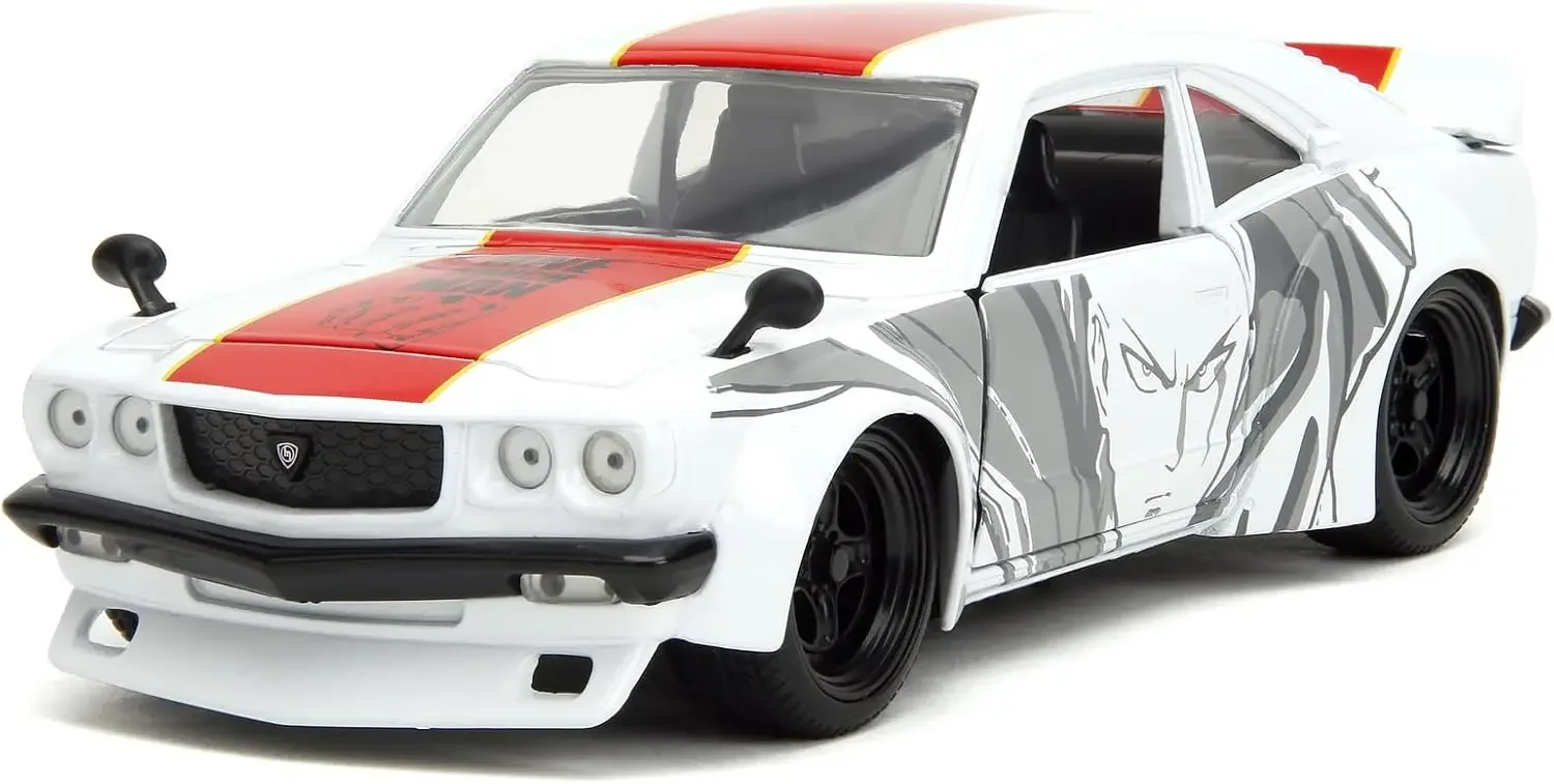 1974 Mazda RX-3 1:24 Scale Model with Figurine 4 1974 Mazda RX-3 1:24 Scale Model with Figurine - Image 4