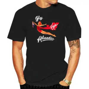 Fly Atlantic Men's Graphic T-Shirt in Black