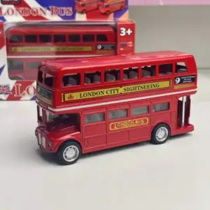 1:64 Scale London Bus Alloy Model Red 15 S4b04d9a47805464d849a9b48f5ed5f74h