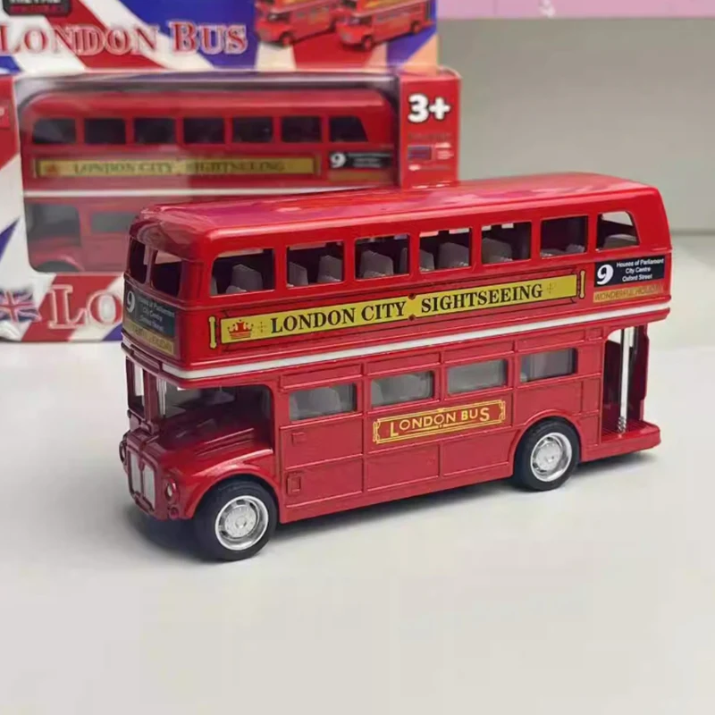 1:64 Scale London Bus Alloy Model Red 8 1:64 Scale London Bus Alloy Model Red - Image 8