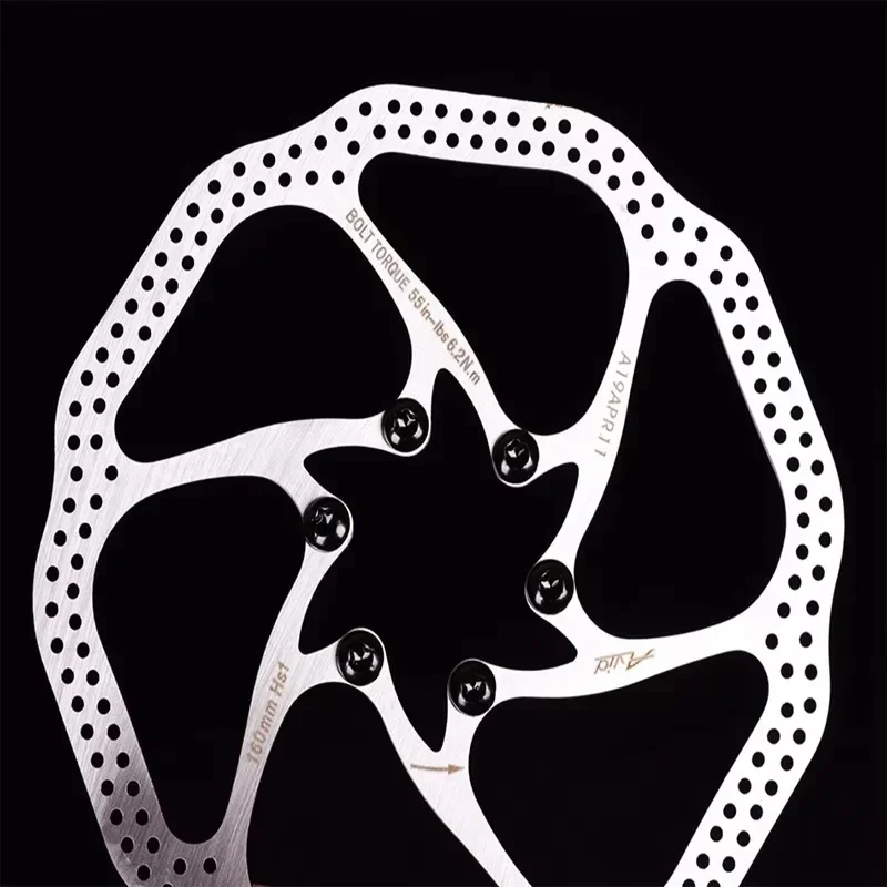 Bicycle Disc Brake Rotor 160mm 180mm Stainless Steel 5 Bicycle Disc Brake Rotor 160mm 180mm Stainless Steel - Image 5