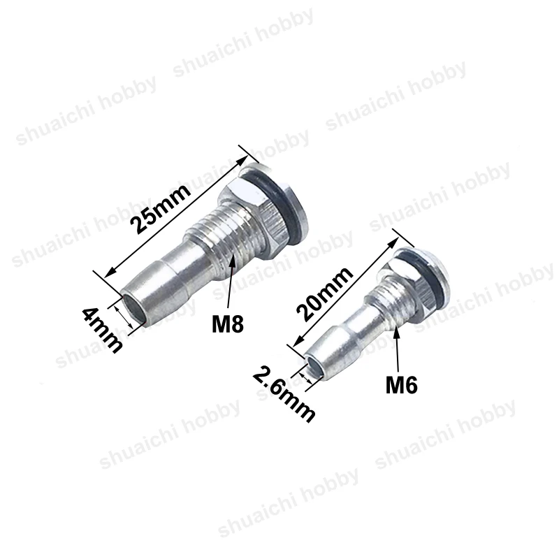 Aluminum Alloy Nozzles Set for RC Boats 6 Aluminum Alloy Nozzles Set for RC Boats - Image 6
