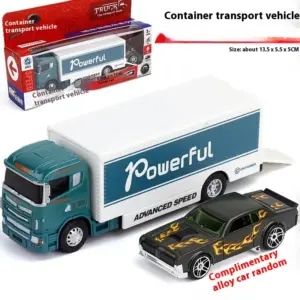 1:64 Diecast Truck and Trailer Model Set 57 S4bee08a4fd5b4891be323cca8e8876b7E