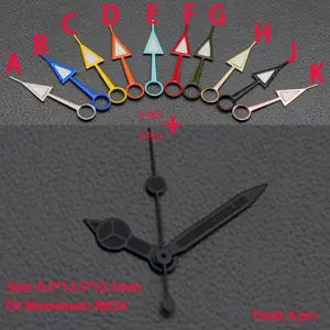 NH34 GMT Watch Hands with Luminous Silver Finish 25 S4c04f4658e984863b88e8b9ae53a3a0e2