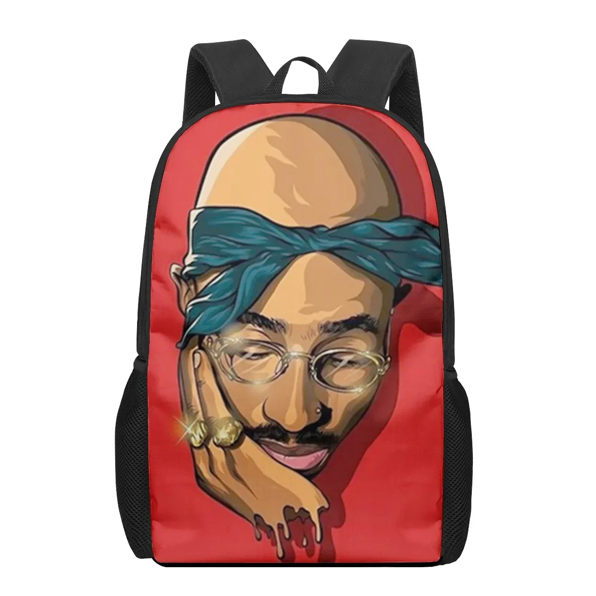 2pac Monochrome Graphic School Backpack 12 2pac Monochrome Graphic School Backpack - Image 12