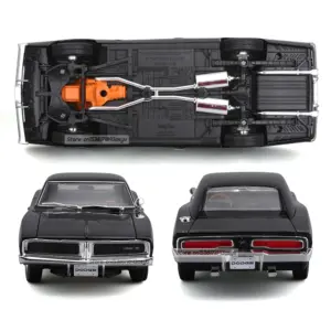 Maisto 1:18 Scale 1969 Dodge Charger R/T Model 9 S4c90e1591af4434789e418039a7f27b5y