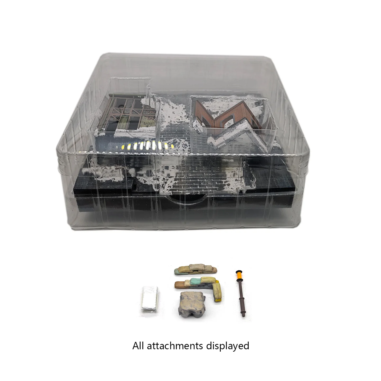 1/72 WW2 European Winter Scene Model 2 1/72 WW2 European Winter Scene Model - Image 2