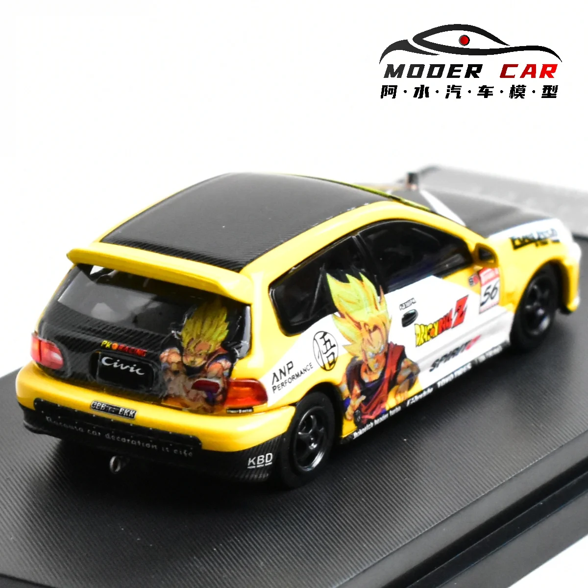 1:64 Honda Civic EG6 Diecast Model Car 3 1:64 Honda Civic EG6 Diecast Model Car - Image 3