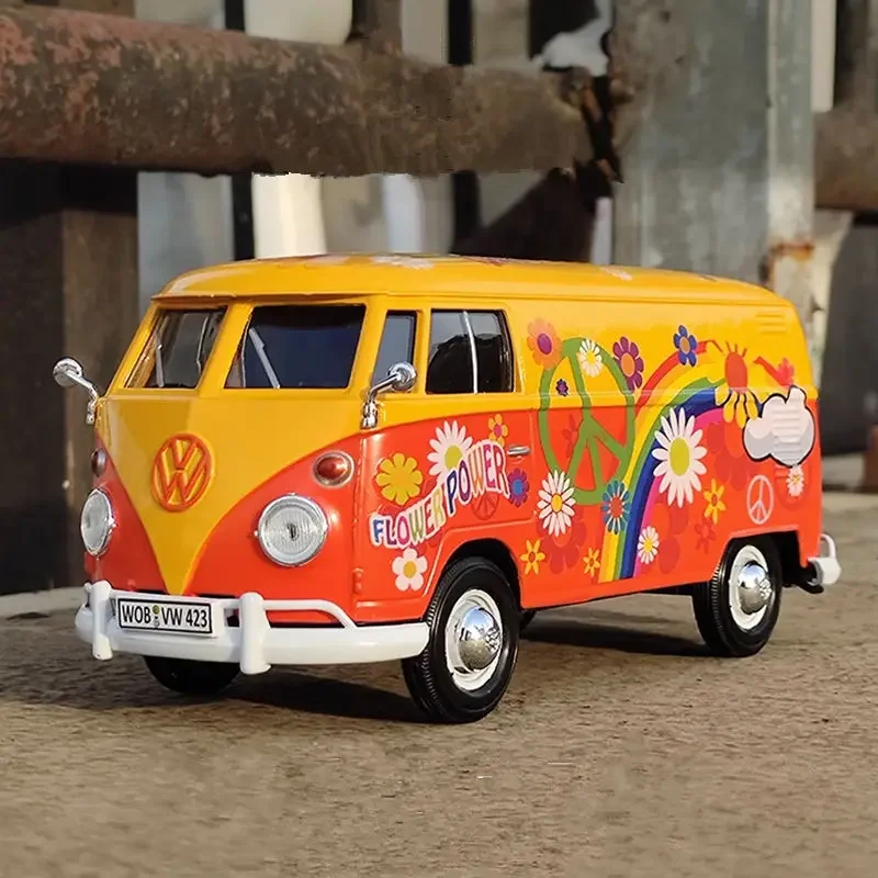 Volkswagen T1 Bus 1:24 Diecast Model 13 Volkswagen T1 Bus 1:24 Diecast Model - Image 13
