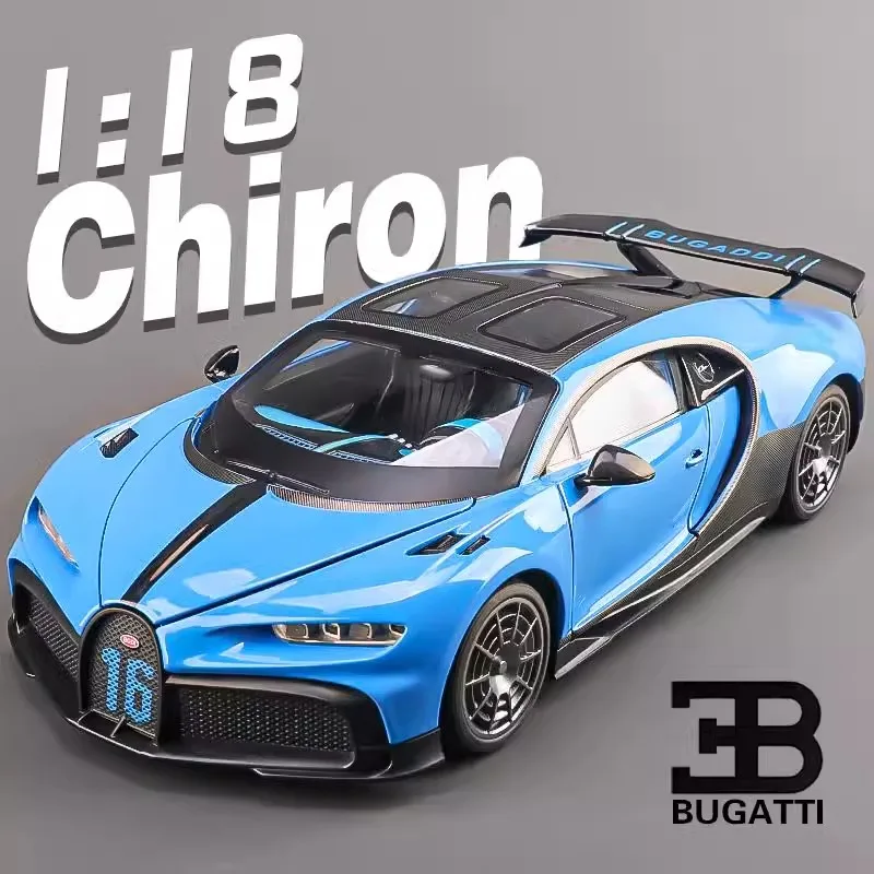 Bugatti Chiron 1:18 Scale Diecast Model 2 Bugatti Chiron 1:18 Scale Diecast Model - Image 2