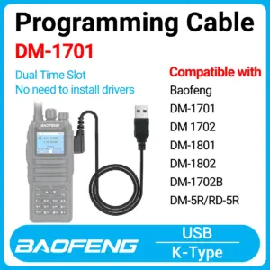 Baofeng DM-1701 USB Programming Cable