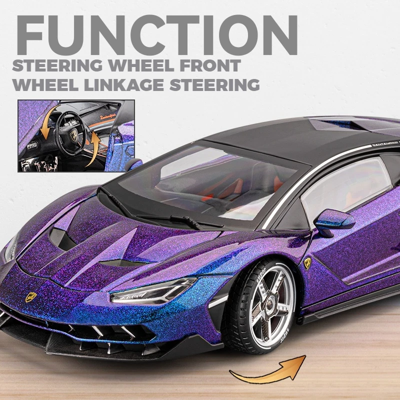 Lamborghini Centenario LP770-4 Diecast Model 1:18 4 Lamborghini Centenario LP770-4 Diecast Model 1:18 - Image 4