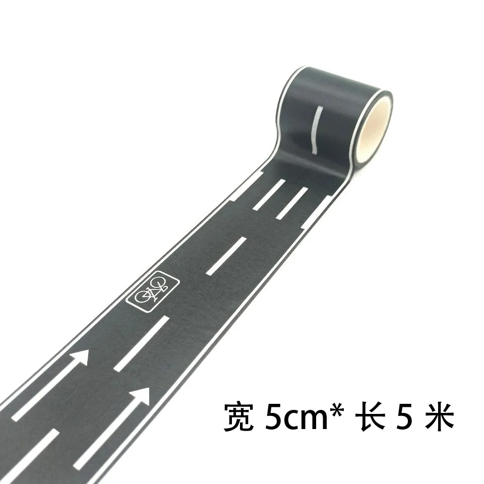 DIY Railway Highway Road Sticker Tape 5m x 5cm 7 DIY Railway Highway Road Sticker Tape 5m x 5cm - Image 7