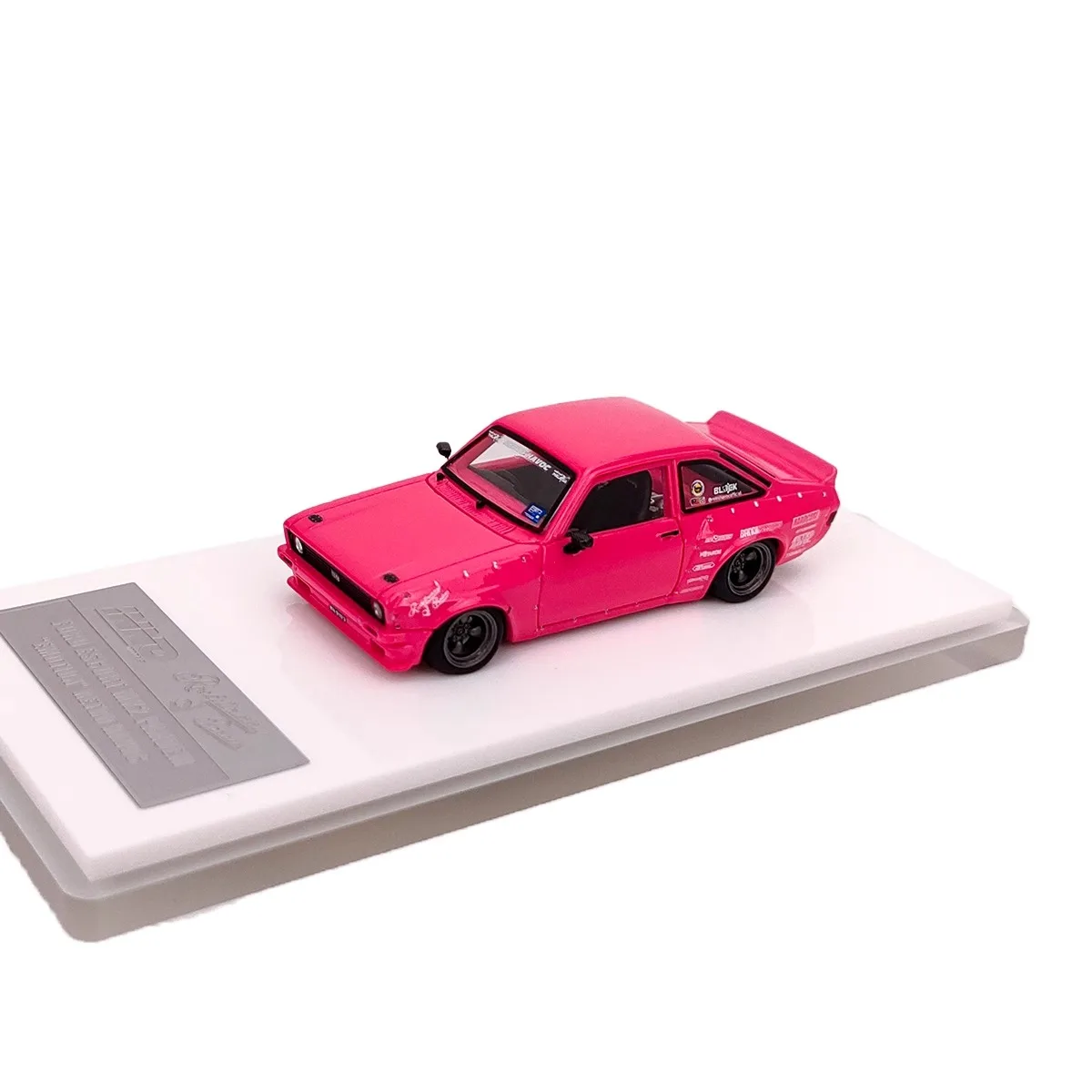 1:64 Scale Ford Escort MK2 Pink Model Car 2 1:64 Scale Ford Escort MK2 Pink Model Car - Image 2