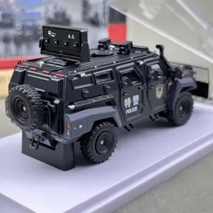 Diecast Police Explosion-Proof Vehicle 1:64 Scale 10 S4fb45e4009af451391dad57133f97021O