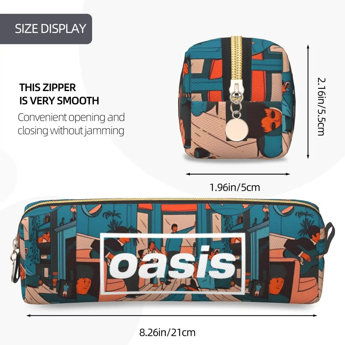 Vibrant Oasis Pencil Case for Stationery 4 Vibrant Oasis Pencil Case for Stationery - Image 4
