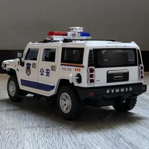 Police Hummer H2 1:24 Diecast Model Car 15 S506c3516c6cf485f9d1be49124122664b