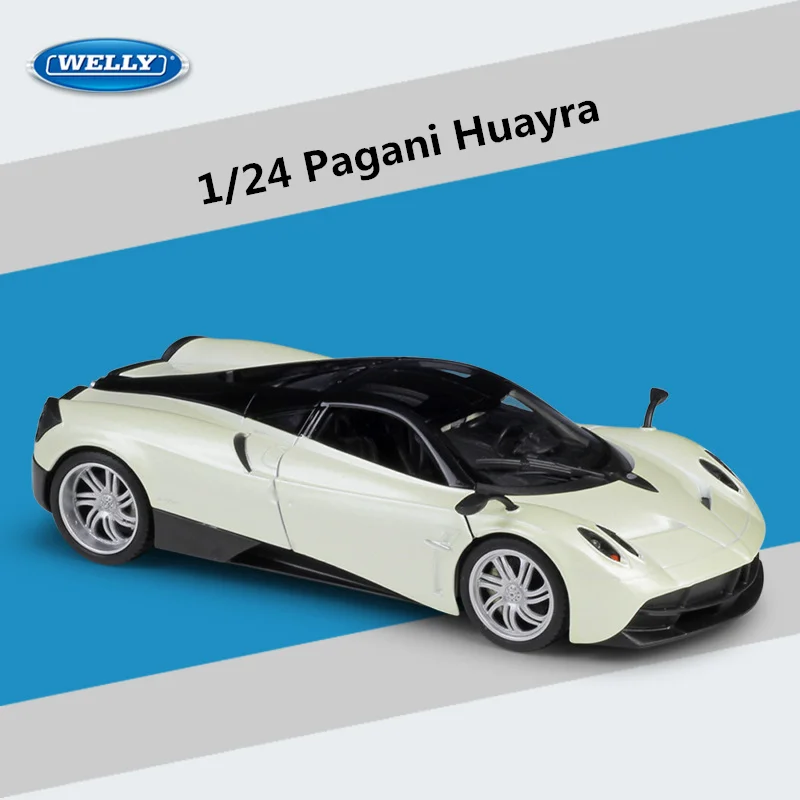 WELLY 1:24 Pagani Huayra Diecast Model Car 7 WELLY 1:24 Pagani Huayra Diecast Model Car - Image 7
