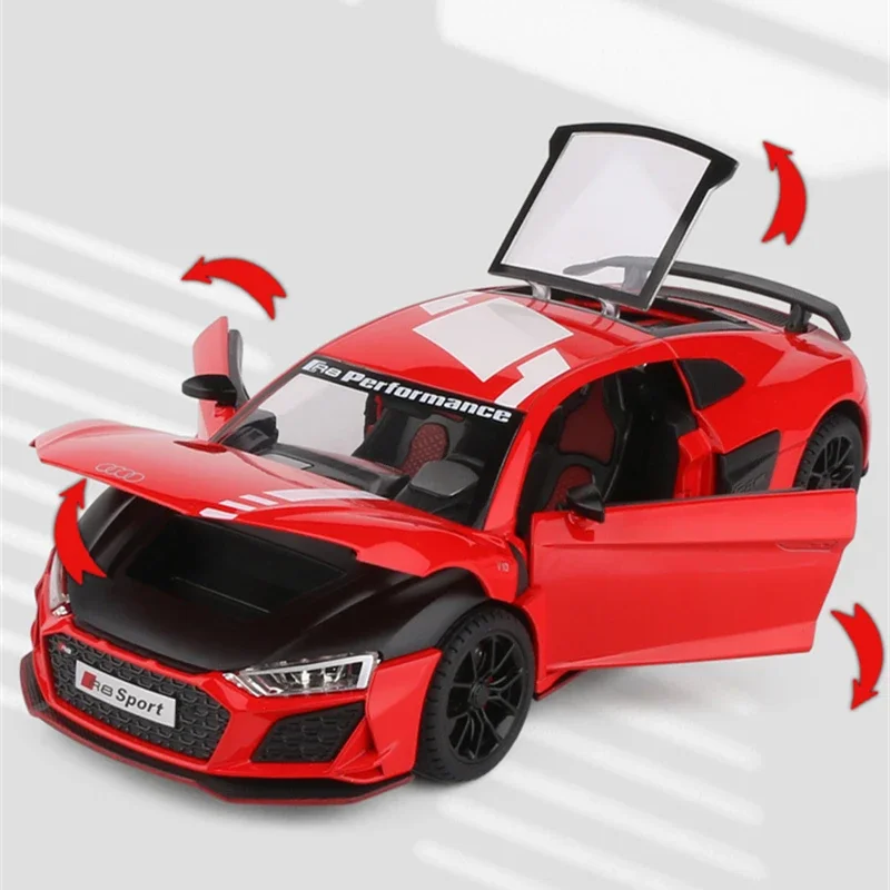 AUDI R8 V10 Plus 1:24 Scale Diecast Model 3 AUDI R8 V10 Plus 1:24 Scale Diecast Model - Image 3