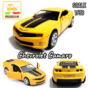 1/36 Scale Chevrolet Camaro Pullback Model Car 30 S50848f0f193c44cba73cbe234b20b261J