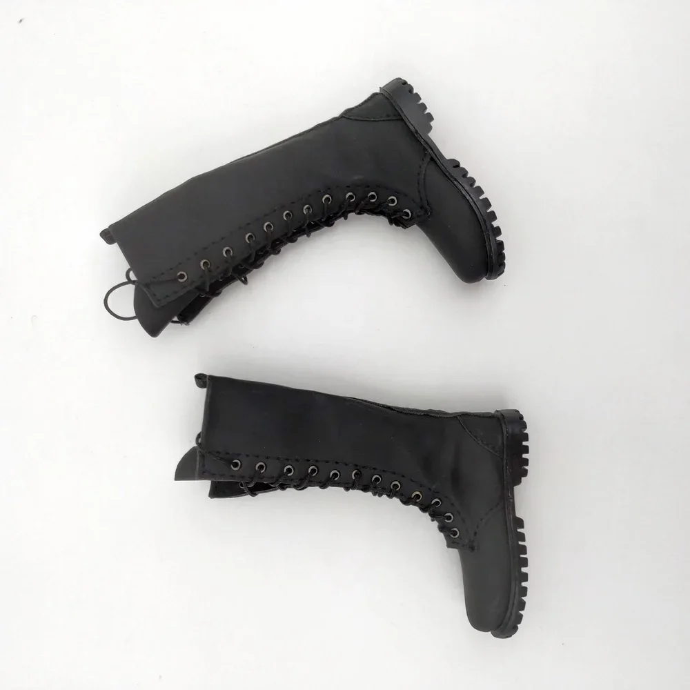 Matte Leather Long Boots for 1/6 Action Figures 5 Matte Leather Long Boots for 1/6 Action Figures - Image 5