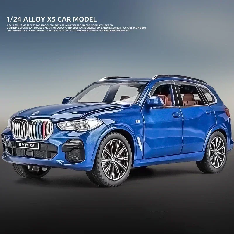 1:24 Scale BMW X5 SUV Model with Sound and Lights 8 1:24 Scale BMW X5 SUV Model with Sound and Lights - Image 8